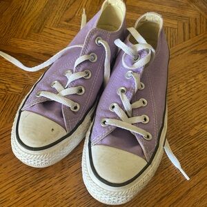 Purple Canvas Sneakers